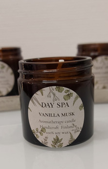 Soijavaha  aromaterapia   Vanilla Musk tuoksukynttilä
