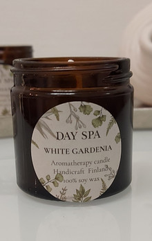 Soijavaha  aromaterapia  White Gardenia tuoksukynttilä