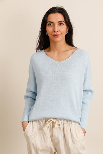 Kashmir neulepusero Sky Blue