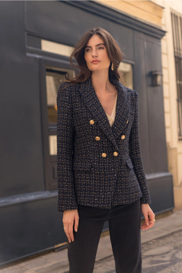 Susan Tweed  bleiseri, tummansininen 