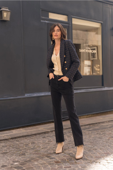 Susan Tweed  bleiseri, tummansininen 