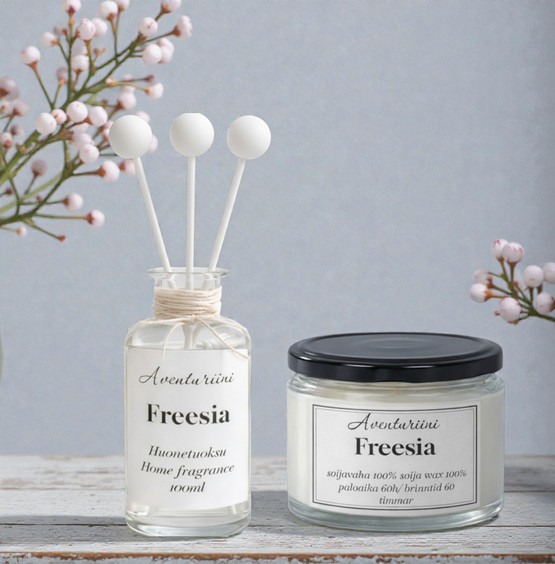 Aventuriini Tuoksu- & Kynttiläsetti – Skandinaavista tunnelmaa kotiisi