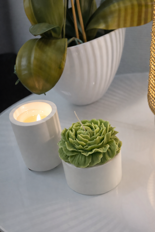 Pionikukkakynttilä – kaunis sisustuksen katseenvangitsija