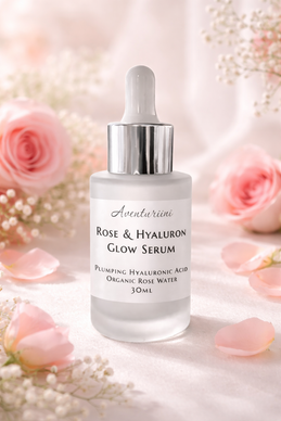 Rose & Hyaluron Glow Serum 30/50ml – Syväkosteuttava Ruusu-Hyaluroniseerumi  30 ml