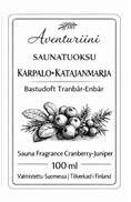 Aventuriini Saunatuoksu 100ml – Karpalo, Katajanmarja 
