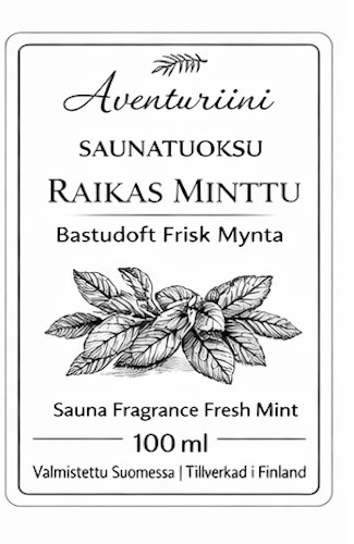 Aventuriini Raikas Minttu Saunatuoksu 100 ml