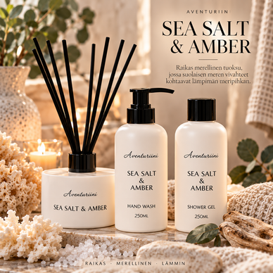AVENTURIINI SEA SALT & AMBER – BEAUTY & SPA SET