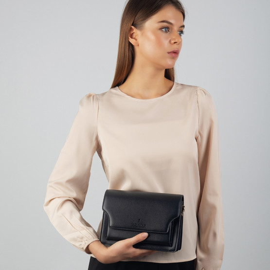 Holly Crossbody taske laukku,  Obsidian musta