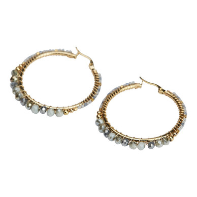 Korvakorut Emelie, grey 