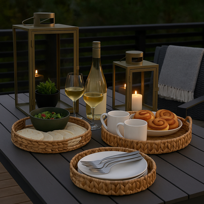 Vesihyasintti tarjottimet,  3 kpl sarja