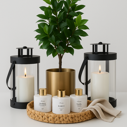 Mustat Booris lyhdyt  2 kpl