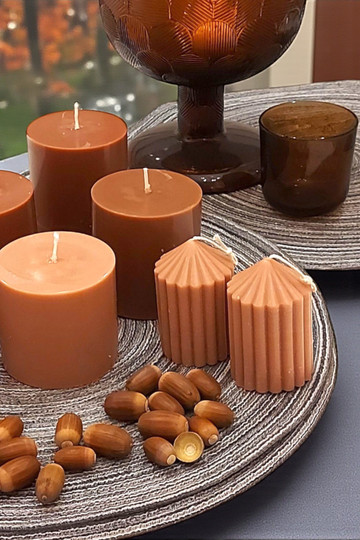  Kartiokynttilä 7,5 cm, leveys 5 cm