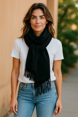   Cashmere Sensation huivi, musta