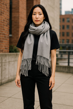   Cashmere Sensation huivi,  harmaa