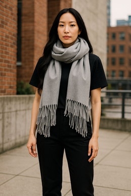   Cashmere Sensation huivi,  harmaa