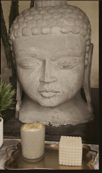 Aventuriini Valkeat Kuplat -kynttilä  2 sydänlankaa