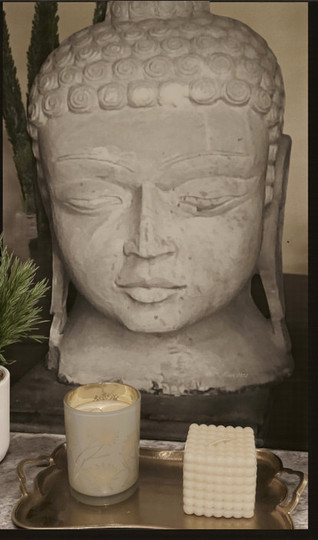 Aventuriini Valkeat Kuplat -kynttilä  2 sydänlankaa