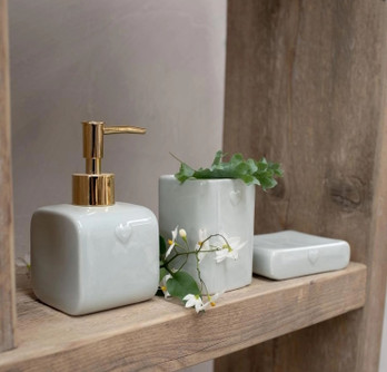 Kylpyhuone setti heart, Karibian vihreä