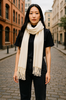   Cashmere Sensation huivi, valkoinen