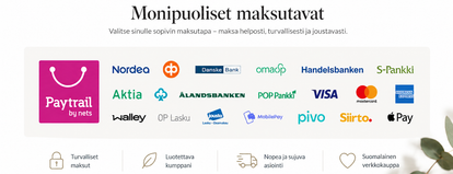 Verkkokaupan maksutavat