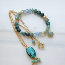 Ocean Green rannekoru riipuksella