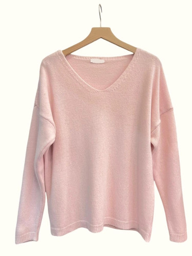 Kashmir neulepusero Soft Rosa