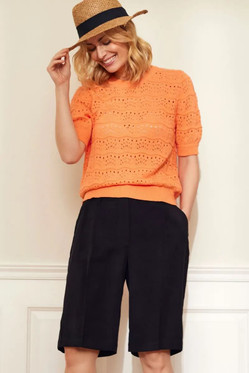 Addie neulepusero, oranssi