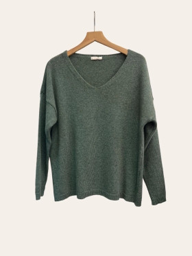 Kashmir neulepusero  Dark Green