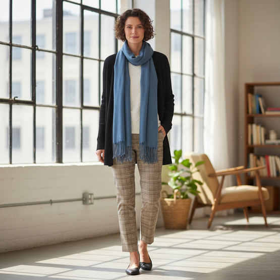 Nilkkapituiset ruutuhousut