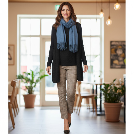 Nilkkapituiset ruutuhousut