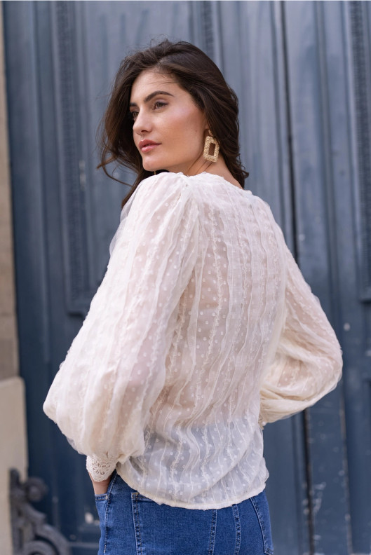 Estella pusero, valkoinen