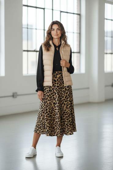 Leopardi  satiinihame