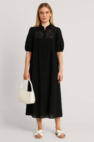 Boho mekko,musta