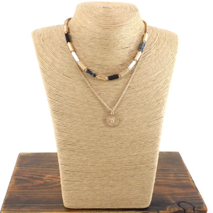 Tube Beads kaulakoru, musta