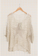 Star verkkoneule beige