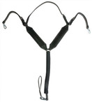 Leveä ristirintaremmi, nahkaa