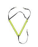 Ristirintaremmi kiiltävää Beta-materiaalia