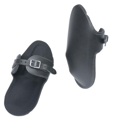 Polvisuojat nahkaa, korkea ruotsin malli