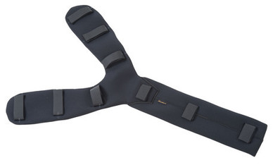 Leveän ristirintaremmin neopreeninen tyyny