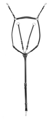 Wahlsten Premium rintaremmi + martingal, musta ja ruskea