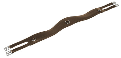 Satulavyö S-malli nahkaa, ruskea