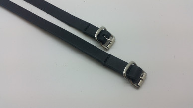 Basic kannusremmit nahkaa