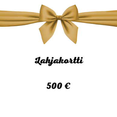Lahjakortti 500,00€