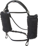 Silmäkarvat poskiremmiin, keltainen