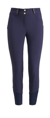 Covel naisten polvipaikkaiset ratsastushousut navy