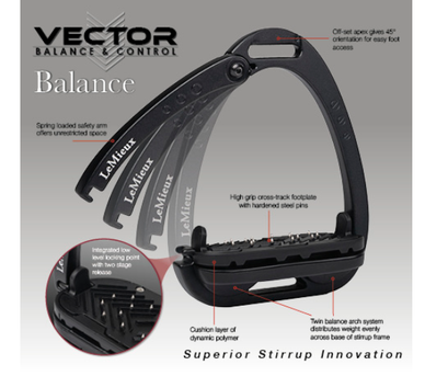 LeMieux Vector Balance jalustimet