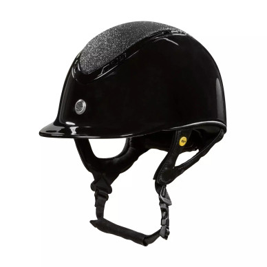 EQ3 Pardus Black edition ratsastuskypärä, säädettävä koko 
