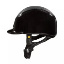 EQ3 Pardus Black edition ratsastuskypärä, säädettävä koko 