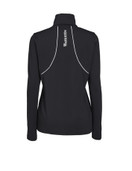 Ethrite naisten pitkähihainen 1/2 vetoketju, musta