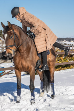 Epsomar naisten pitkä talvitakki, mokka